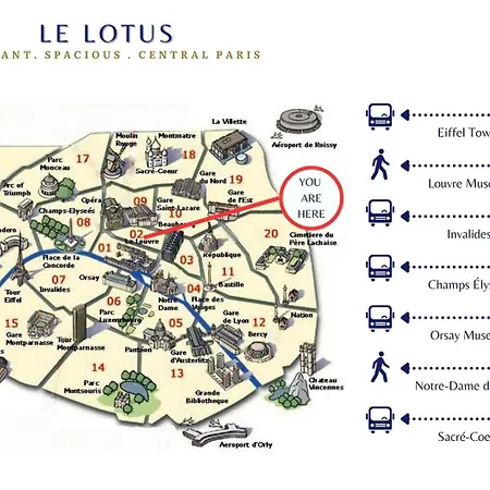 Apartament Le Lotus - Spacious & - Opera